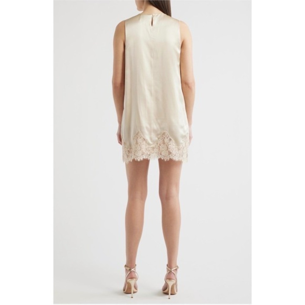 NWT Reformation Jessalyn Sleeveless Lace Silk Minidress NEW - Picture 2 of 6